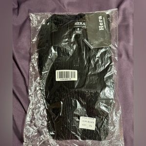 Black Fitted MIDI/mini dress